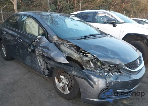 2015 Honda Civic Lx из США, поврежденный, VIN 19XFB2F51FE116620